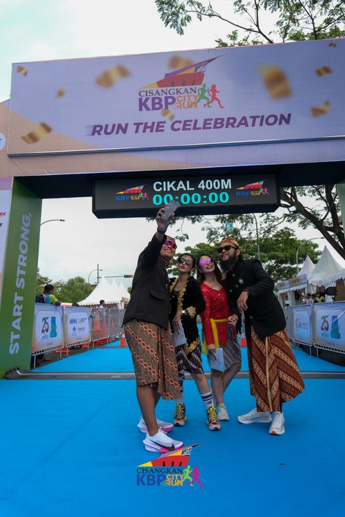 Race photo from CISANGKAN KBP CITY RUN 2025