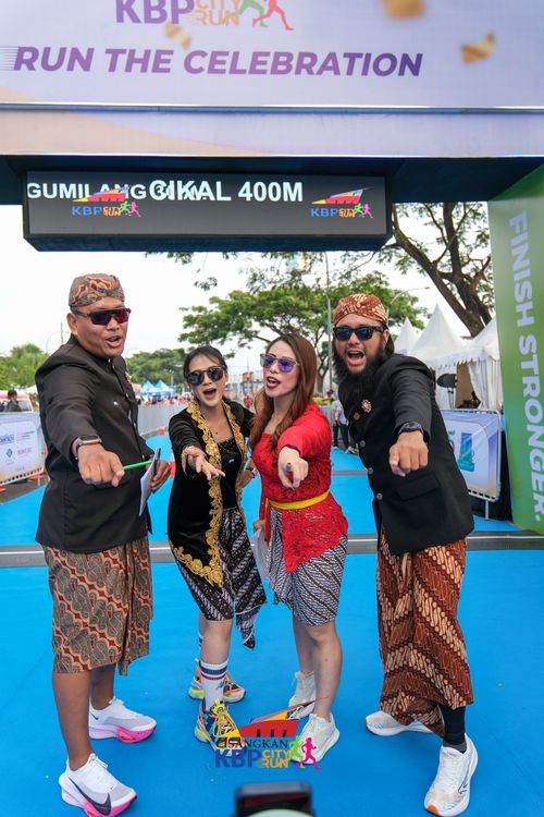 Race photo from CISANGKAN KBP CITY RUN 2025