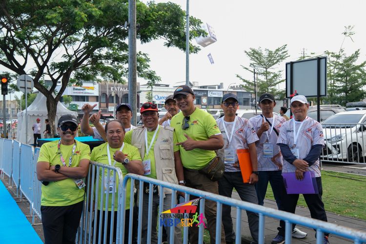 Race photo from CISANGKAN KBP CITY RUN 2025