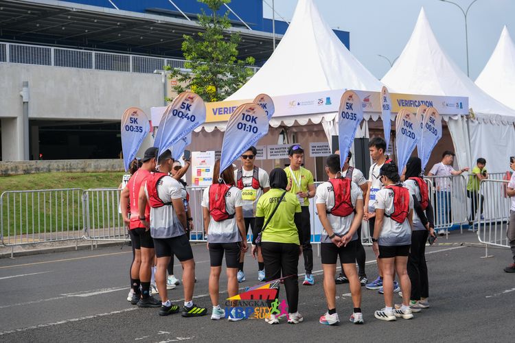 Race photo from CISANGKAN KBP CITY RUN 2025