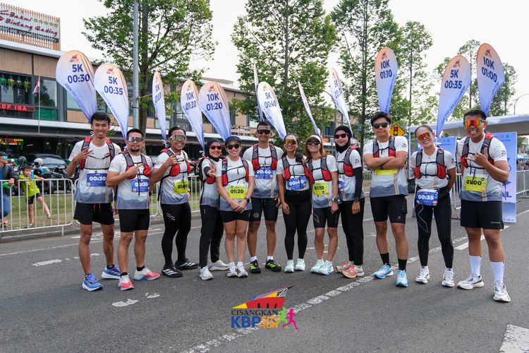 Race photo from CISANGKAN KBP CITY RUN 2025