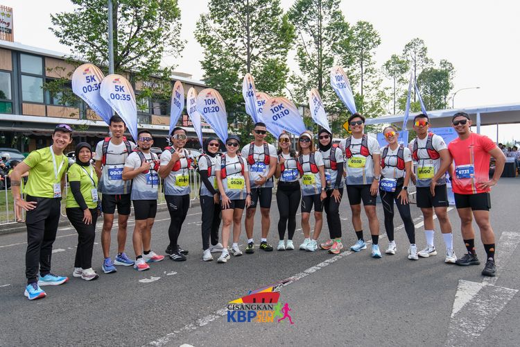 Race photo from CISANGKAN KBP CITY RUN 2025