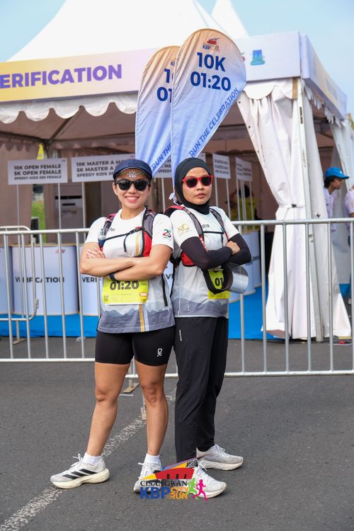 Race photo from CISANGKAN KBP CITY RUN 2025