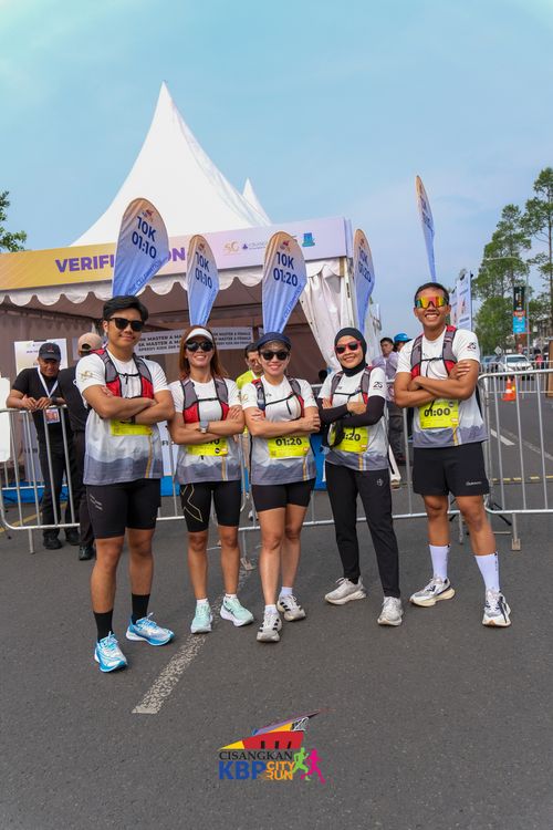 Race photo from CISANGKAN KBP CITY RUN 2025