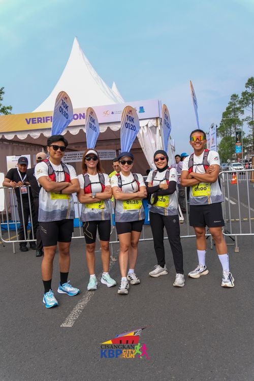 Race photo from CISANGKAN KBP CITY RUN 2025