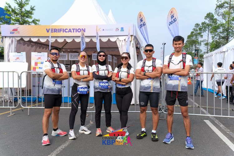 Race photo from CISANGKAN KBP CITY RUN 2025