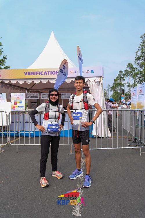Race photo from CISANGKAN KBP CITY RUN 2025