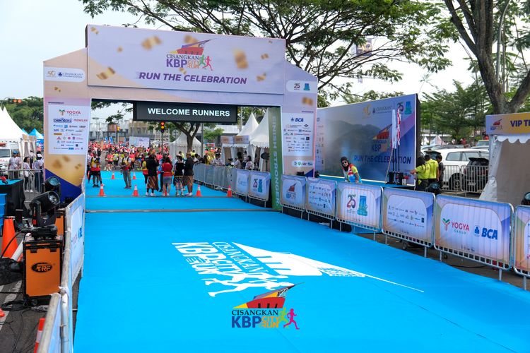 Race photo from CISANGKAN KBP CITY RUN 2025
