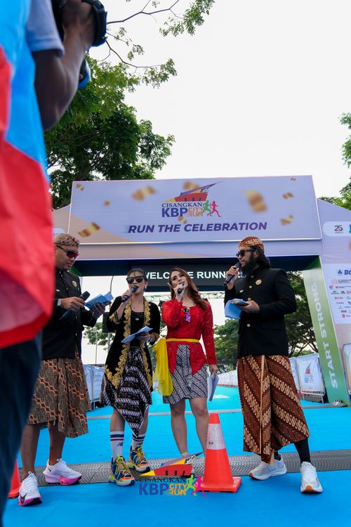 Race photo from CISANGKAN KBP CITY RUN 2025