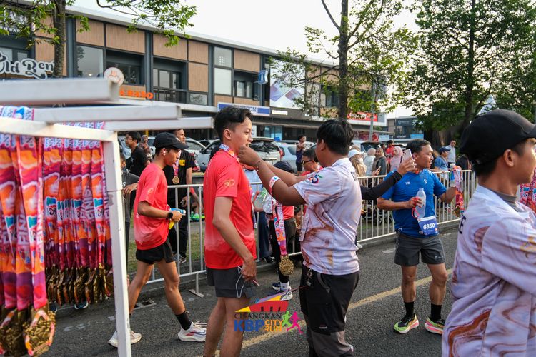 Race photo from CISANGKAN KBP CITY RUN 2025