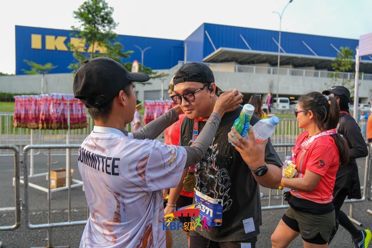 Race photo from CISANGKAN KBP CITY RUN 2025