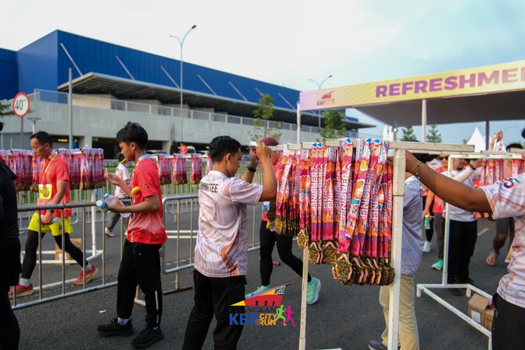 Race photo from CISANGKAN KBP CITY RUN 2025