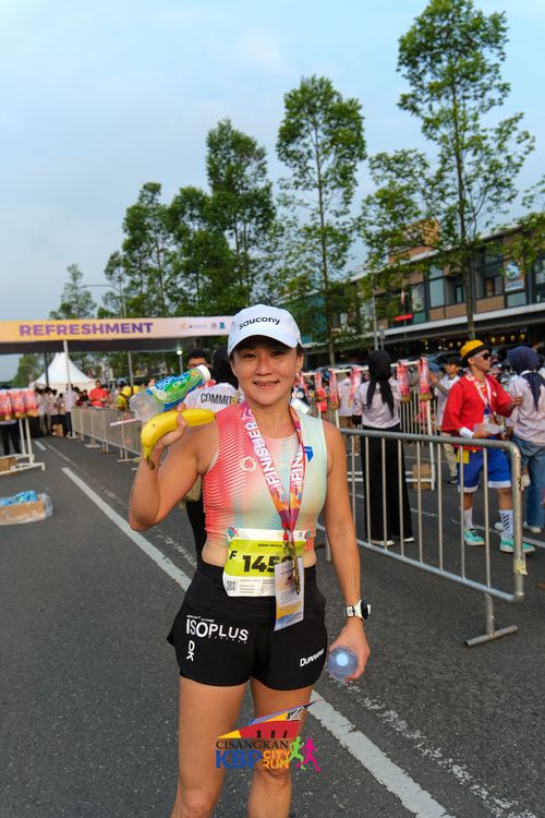Race photo from CISANGKAN KBP CITY RUN 2025