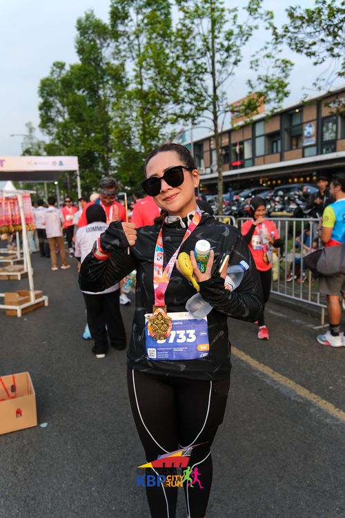 Race photo from CISANGKAN KBP CITY RUN 2025
