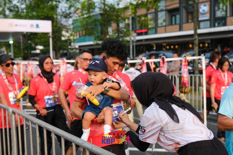 Race photo from CISANGKAN KBP CITY RUN 2025