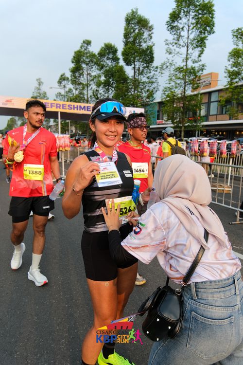 Race photo from CISANGKAN KBP CITY RUN 2025