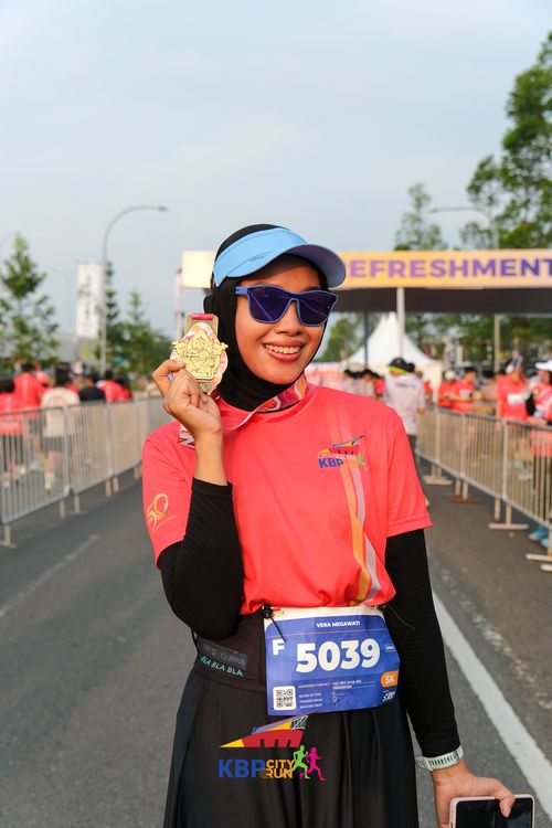 Race photo from CISANGKAN KBP CITY RUN 2025
