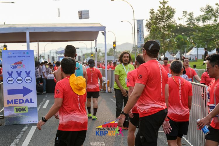 Race photo from CISANGKAN KBP CITY RUN 2025