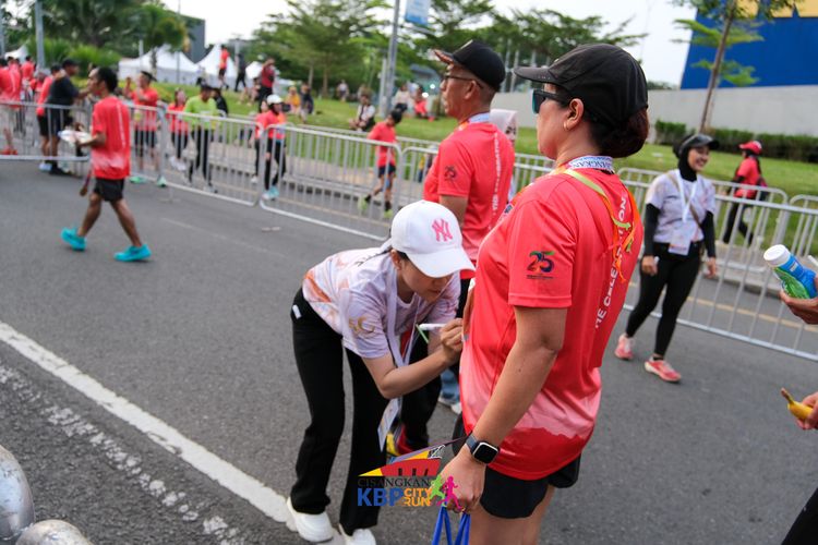 Race photo from CISANGKAN KBP CITY RUN 2025