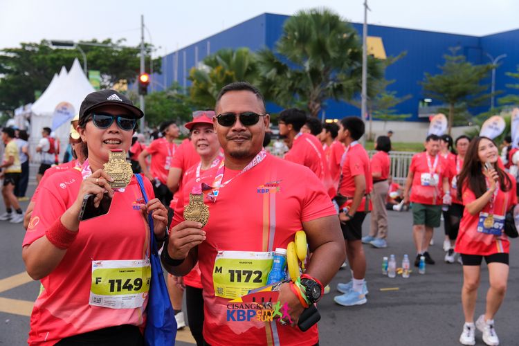 Race photo from CISANGKAN KBP CITY RUN 2025