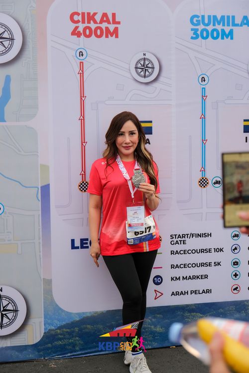 Race photo from CISANGKAN KBP CITY RUN 2025