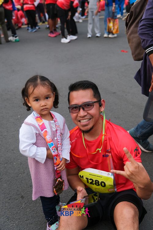 Race photo from CISANGKAN KBP CITY RUN 2025