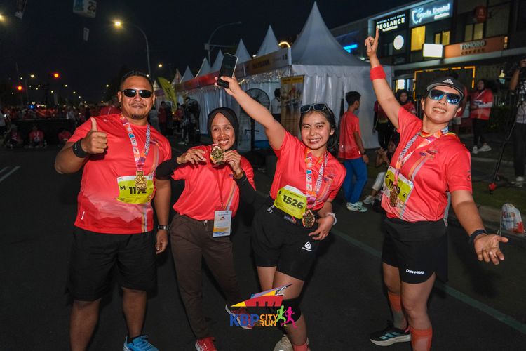 Race photo from CISANGKAN KBP CITY RUN 2025