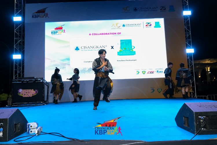 Race photo from CISANGKAN KBP CITY RUN 2025