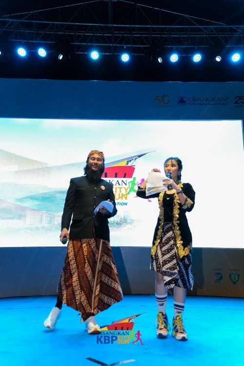Race photo from CISANGKAN KBP CITY RUN 2025