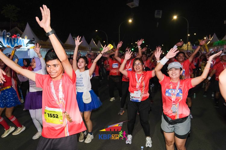 Race photo from CISANGKAN KBP CITY RUN 2025