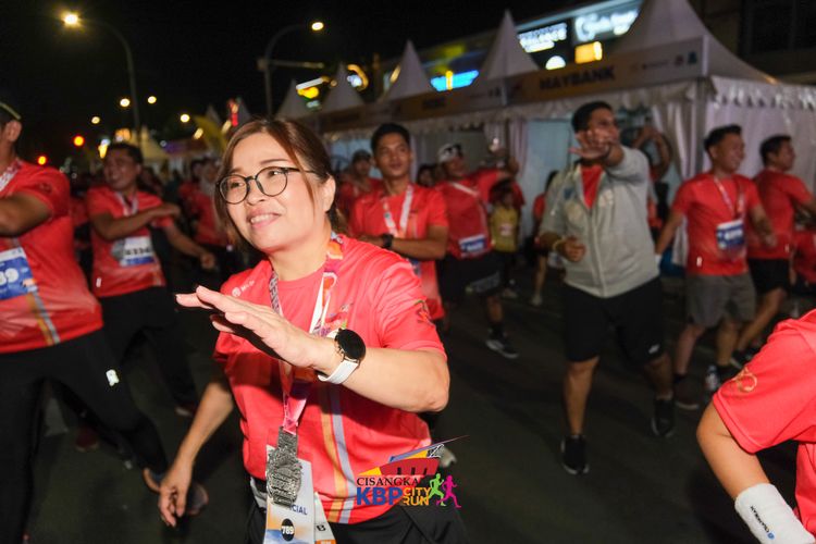 Race photo from CISANGKAN KBP CITY RUN 2025