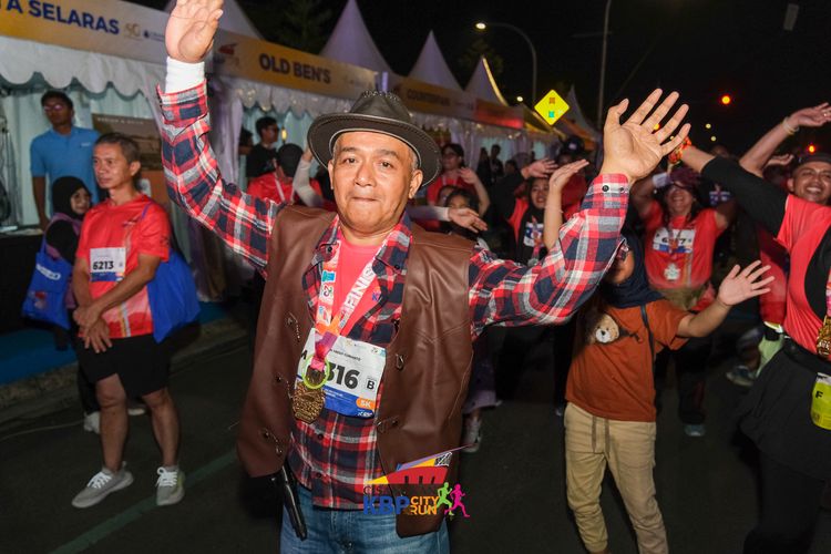Race photo from CISANGKAN KBP CITY RUN 2025