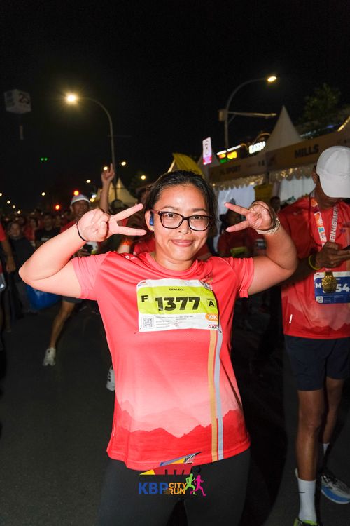 Race photo from CISANGKAN KBP CITY RUN 2025