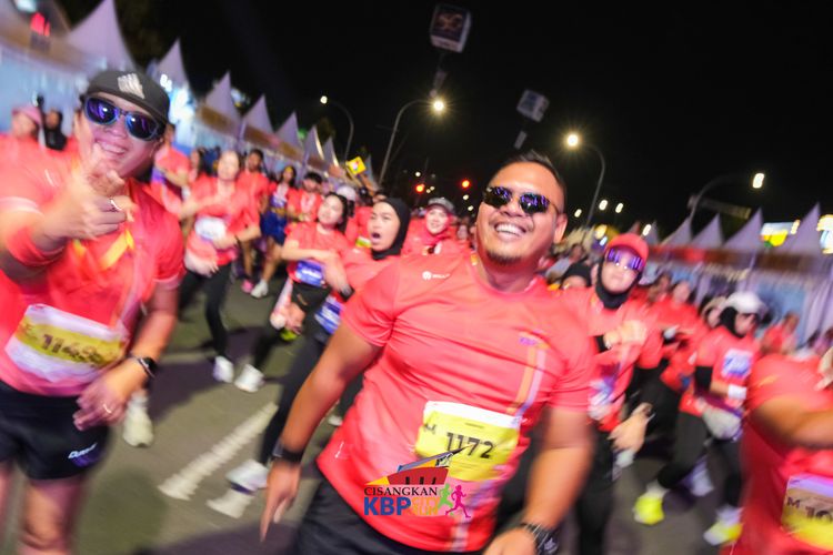 Race photo from CISANGKAN KBP CITY RUN 2025