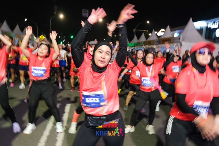Race photo from CISANGKAN KBP CITY RUN 2025