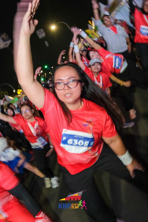 Race photo from CISANGKAN KBP CITY RUN 2025