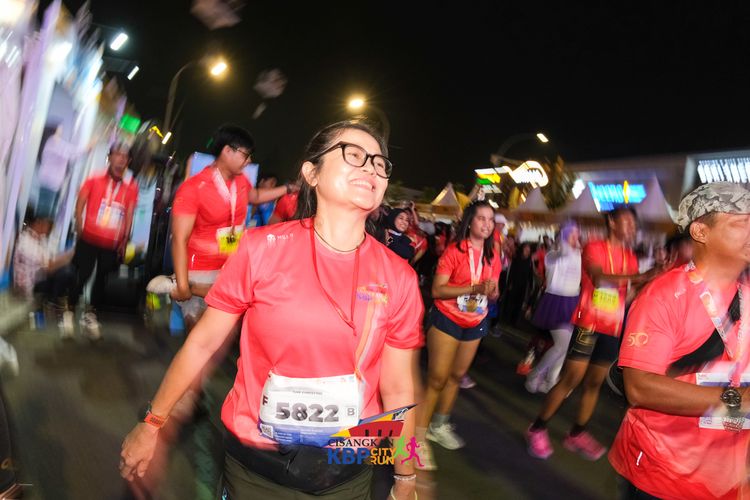 Race photo from CISANGKAN KBP CITY RUN 2025
