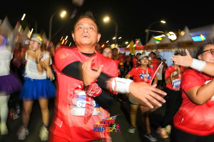 Race photo from CISANGKAN KBP CITY RUN 2025