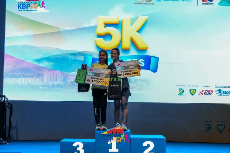 Race photo from CISANGKAN KBP CITY RUN 2025