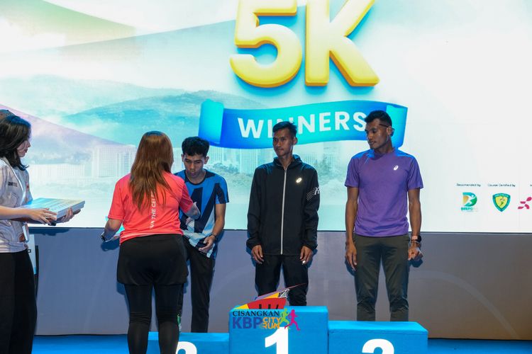Race photo from CISANGKAN KBP CITY RUN 2025