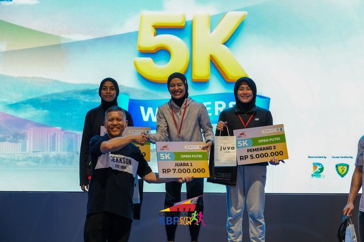 Race photo from CISANGKAN KBP CITY RUN 2025