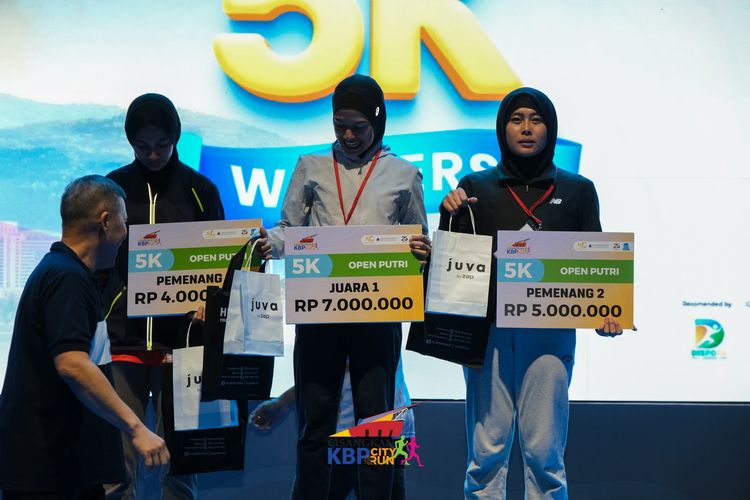 Race photo from CISANGKAN KBP CITY RUN 2025