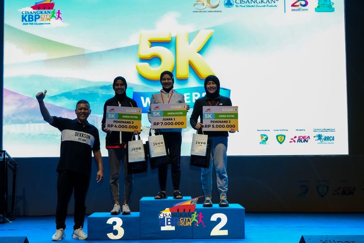 Race photo from CISANGKAN KBP CITY RUN 2025