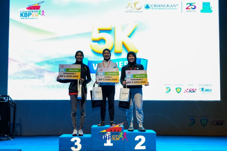 Race photo from CISANGKAN KBP CITY RUN 2025