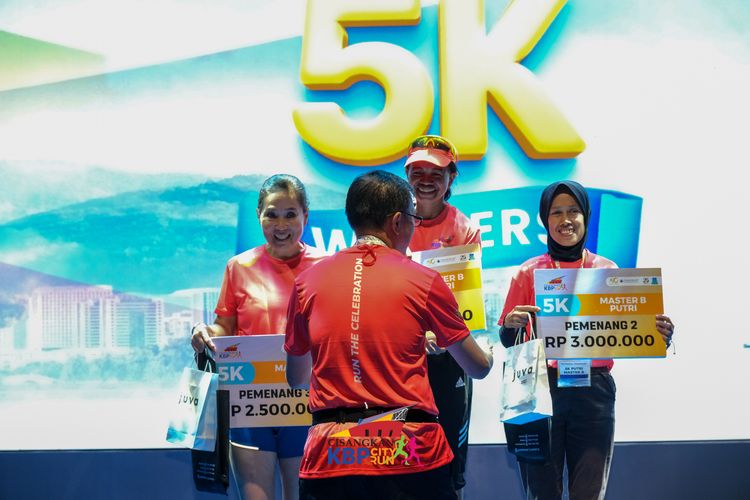Race photo from CISANGKAN KBP CITY RUN 2025