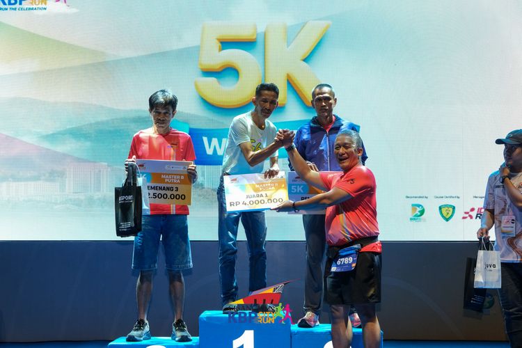 Race photo from CISANGKAN KBP CITY RUN 2025