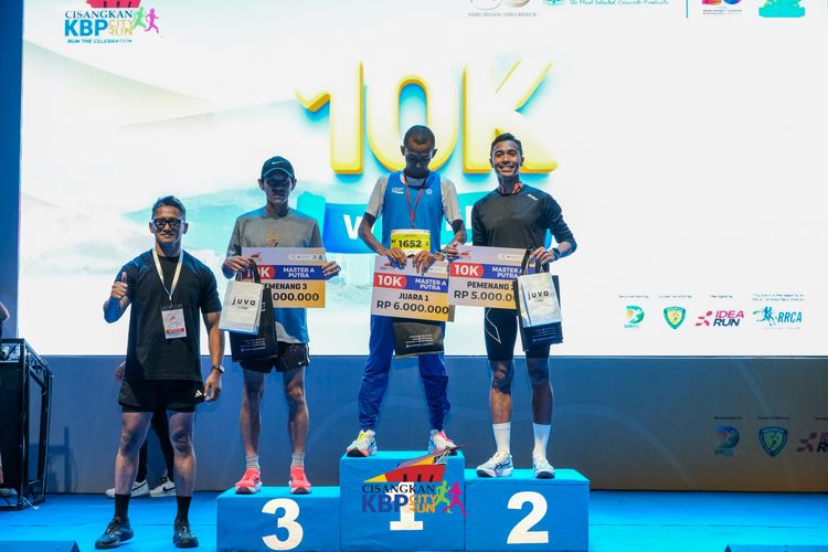 Race photo from CISANGKAN KBP CITY RUN 2025