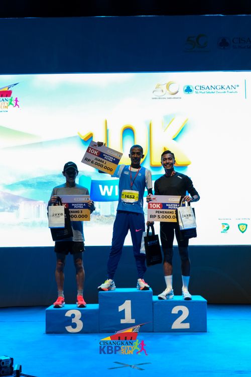 Race photo from CISANGKAN KBP CITY RUN 2025