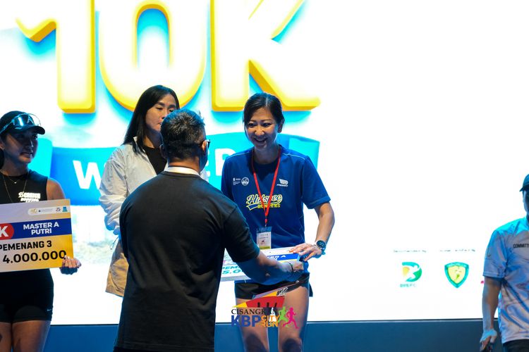 Race photo from CISANGKAN KBP CITY RUN 2025