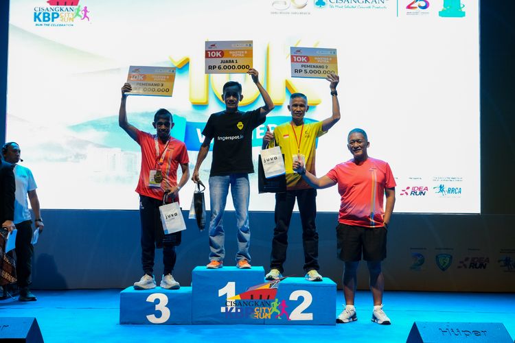 Race photo from CISANGKAN KBP CITY RUN 2025